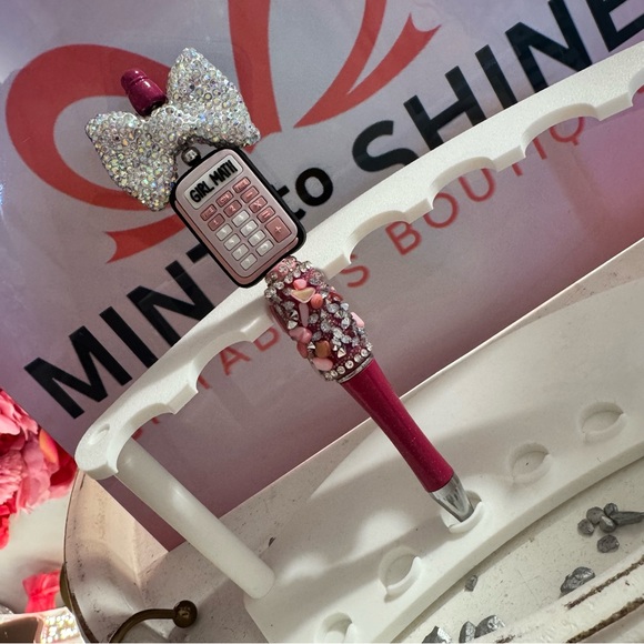 🎀 GIRL MATH BEADED PEN 🎀 - Picture 4 of 4